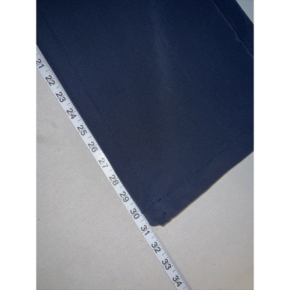 Athleta Pants Womens 12 Blue Midtown Athleisure Straight Leg Pockets Drawstring - Picture 11 of 12